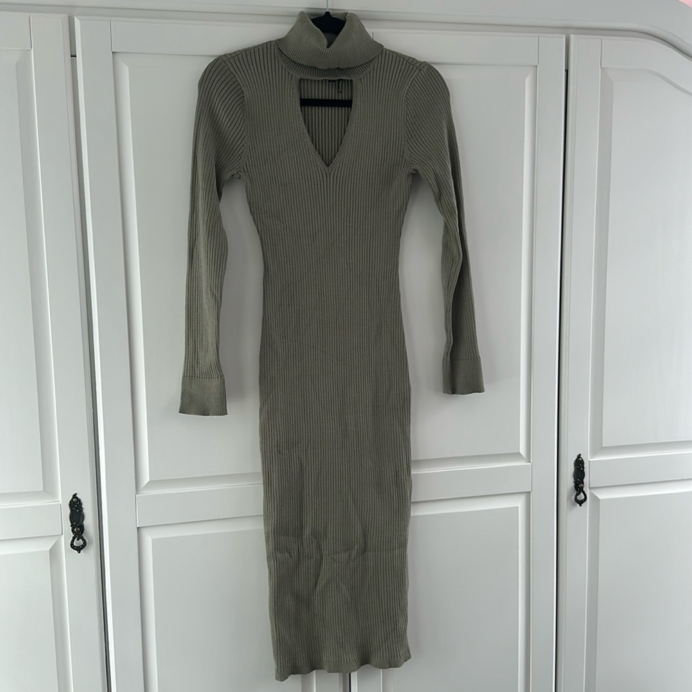 DKNY Midi Sweater Dress - Small